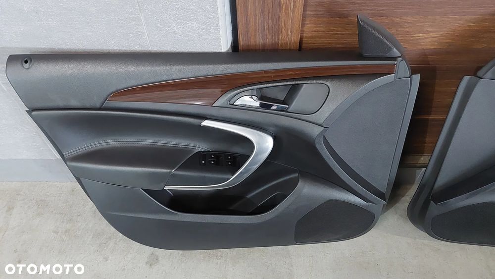 FOTELE PRZÓD, KANAPA TYŁ, BOCZKI KOMPLET OPEL INSIGNIA HB R2012 ANGLIK - 10