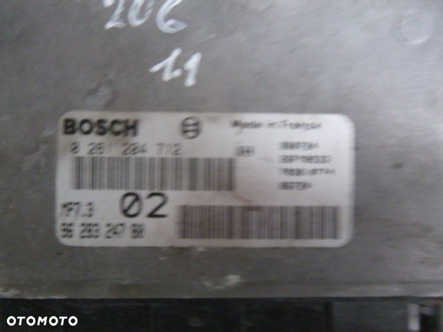 ZESTAW STARTOWY PEUGEOT 206 1.4 8v 0261204712 - 7