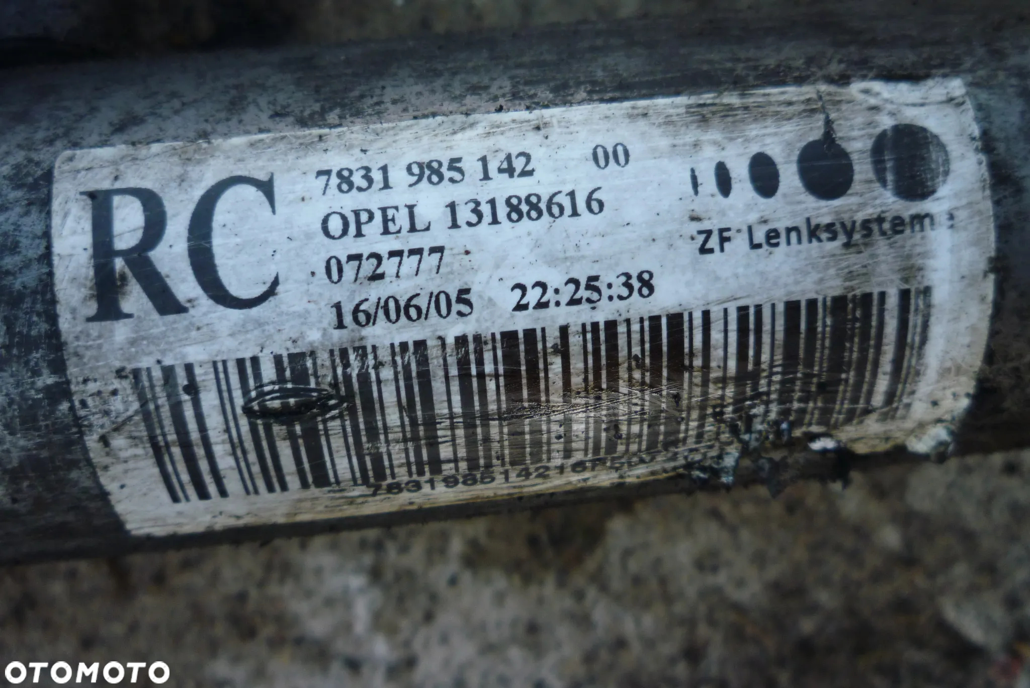 Maglownica przekładnia Opel Zafira B 783109850142 1318616 - 4