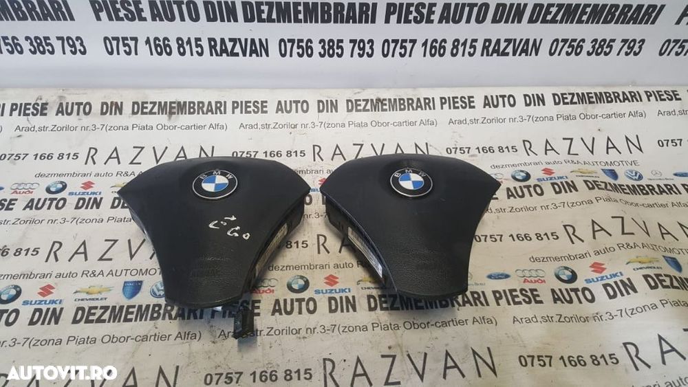 Airbag Volan BMW Seria 3 E90 E91 Seria 5 E60 E61 Livram Oriunde In Tara - 1
