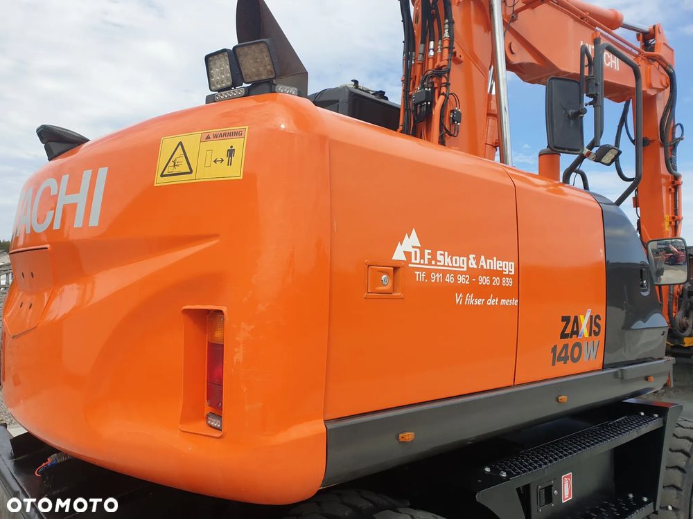 Hitachi ZX 140W ROTOTILT SPROWADZONA SUPER STAN - 4