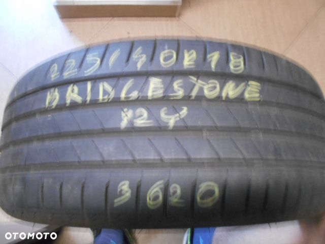 Opona pojedyńcza 225/40r18 bridgestone turanza t005 6,4mm lato - 1