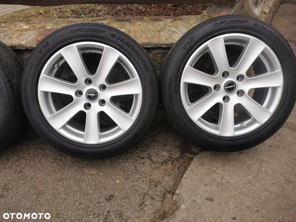Felgi Aluminiowe 17' BORBET 46787 CN 5X120 ET 35 OPONY HANKOOK VENTUS V12 EVO 225/50ZR17 - 6