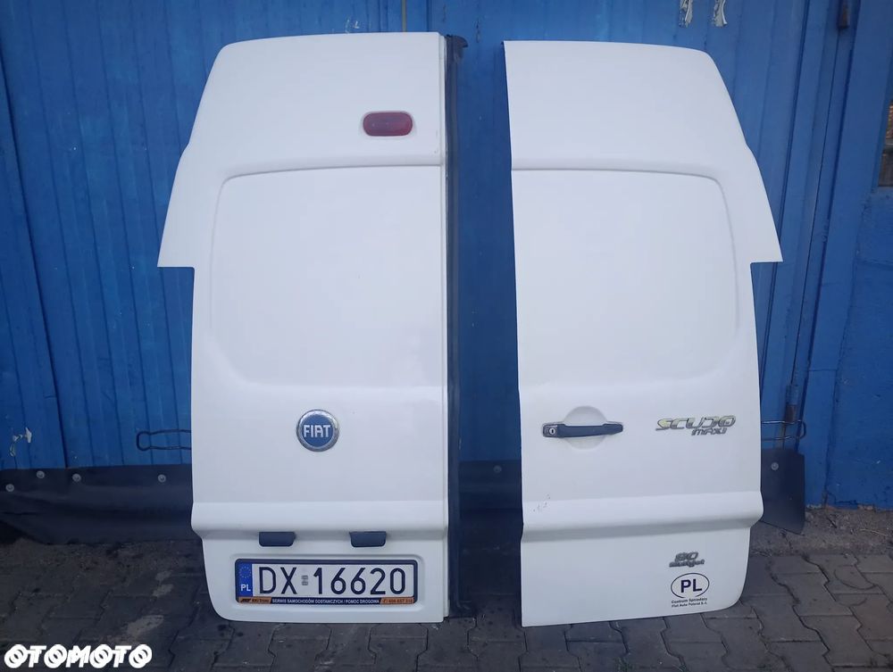 F.VAT EWPA Fiat Scudo H2 DRZWI LEWE TYLNE PRAWE Peugeot Expert  Drzwi Tylne białe Citroen Jumpy drzwi tylne MAXI WYSOKIE kompletne - 5