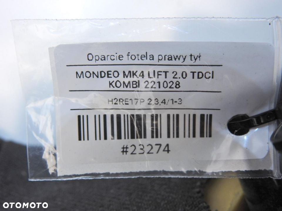 OPARCIE KANAPY PRAWY TYŁ MONDEO MK4 KOMBI - 7
