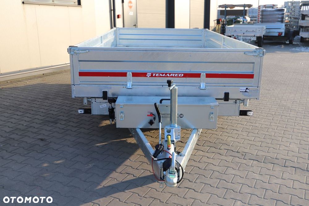 TEMARED /MARTZ TIPPER 4020/3 C S 3,5T 405x197x40 cm , DMC 3500 kg, 3 osie, Koła 195R13C, Burty stalowe - 11