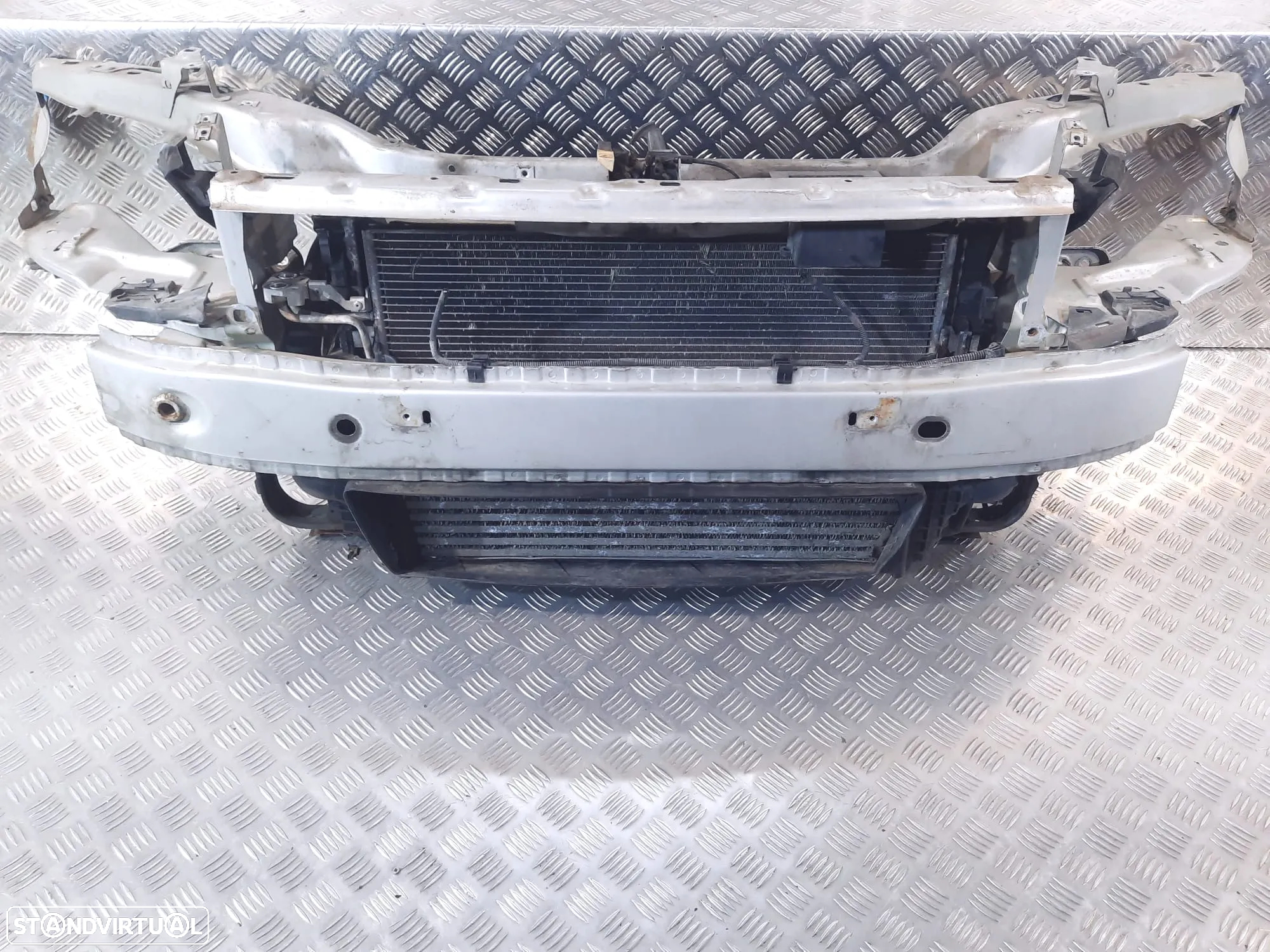 FRENTE COMPLETA VOLVO S40 II 2 544 V50 II 2 MK2 545 FASE II 2 CAPOT PARACHOQUES GUARDA-LAMAS OTICAS RADIADOR VENTILADOR FRENTE FIBRA REFORÇO - 7