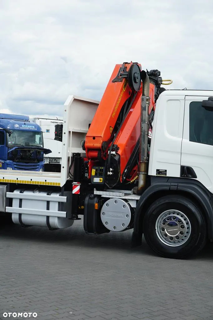 Scania / P 420  / 8 X 4 / TRIDEM / SKRZYNIOWY + HDS / PALFINGER PK 26002 /  WYS. 12 M / DŁ. 8 M - 39