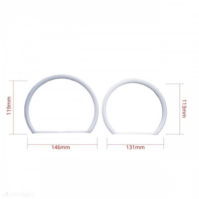 Kit inele Angel Eyes LED COTTON pentru BMW E46 far cu lupa sau fara - 6