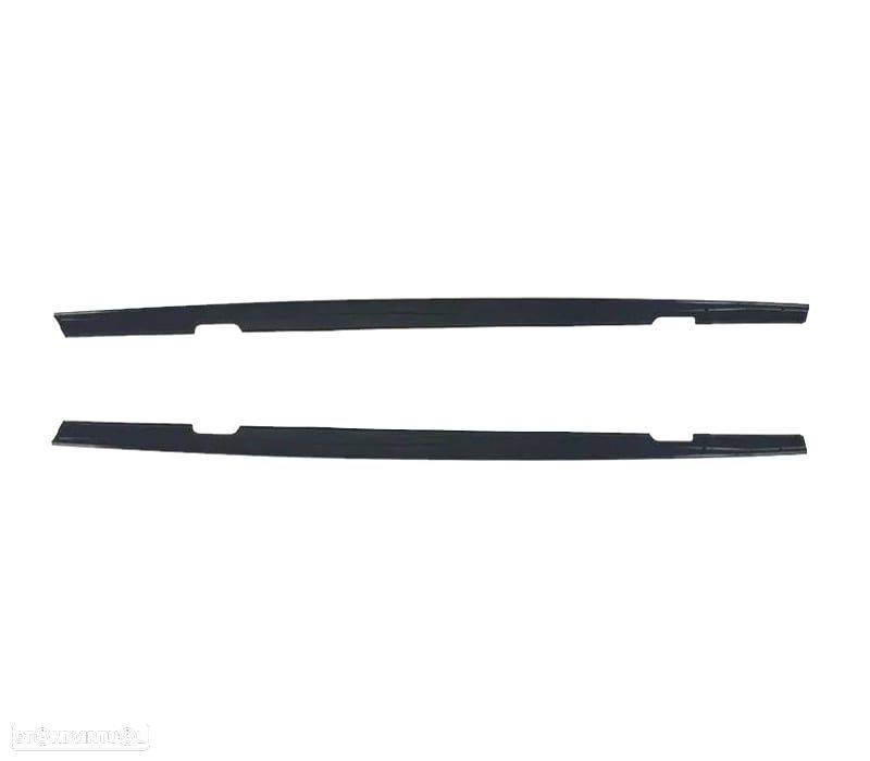 EXTENSÕES EMBALADEIRAS BMW E90 05-11 LOOK M PERFORMANCE PRETO BRILHANTE - 2