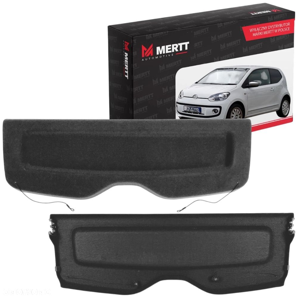VOLKSWAGEN UP! 2011-2023 PÓŁKA BAGAŻNIKA CZARNA 1S0867769 - 1