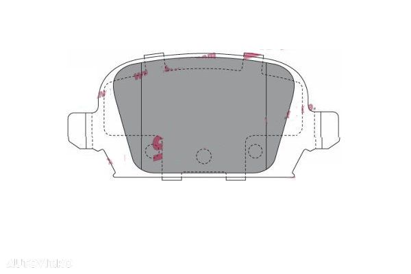 Placute frana spate Opel Combo Caroserie Inchisa/Combi, 10.2001-, marca SRLine S70-1538 - 1