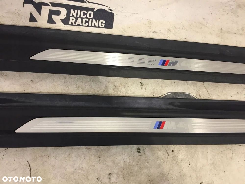 LISTWY NAKŁADKI PROGOWE BMW M4 F82 MPAKIET - 4