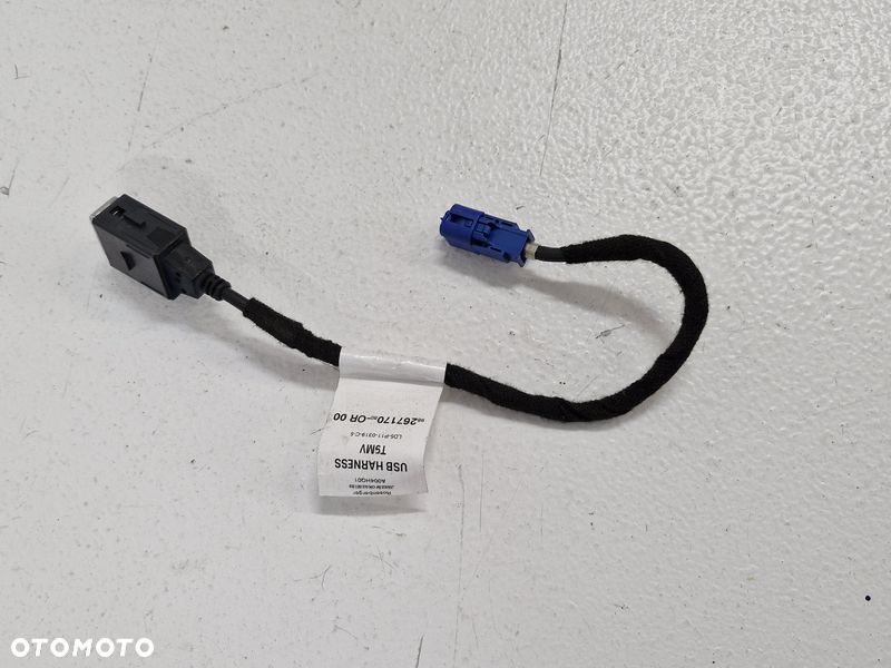 PEUGEOT 308 II 2 T9 KABEL PRZEWÓD USB 9826717080 - 1