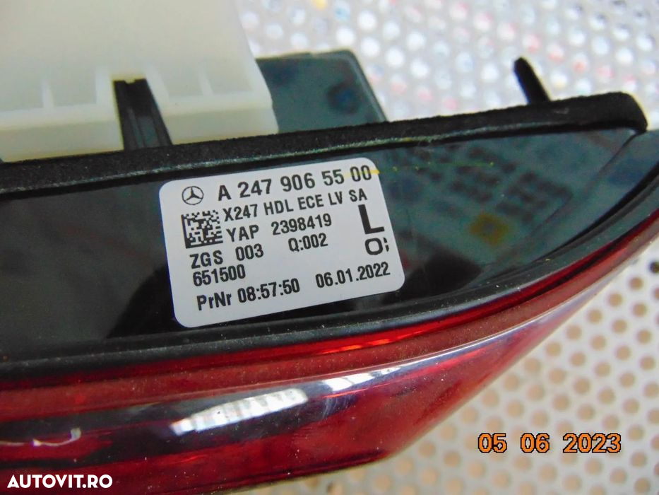 Stop Mercedes GLB X247 lampa tripla spate stanga dreapta haion aripa i - 7