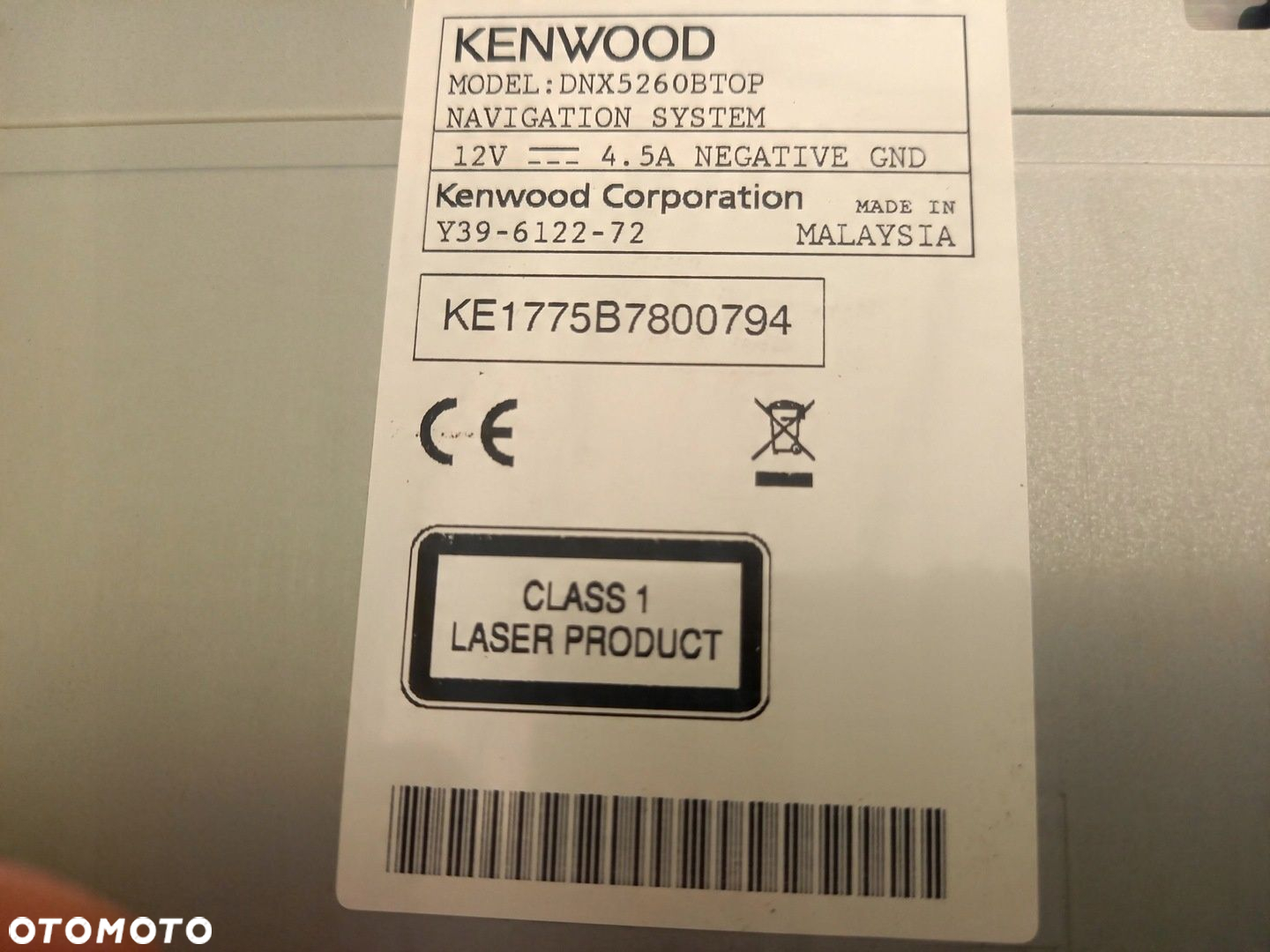RADIO CD NAWIGACJA KENWOOD MITSUBISHI ASX 12R - 4