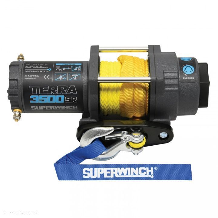 Wyciągarka Elektryczna Superwinch Nowa Terra 3500 Z Liną Syntetyczną - 1