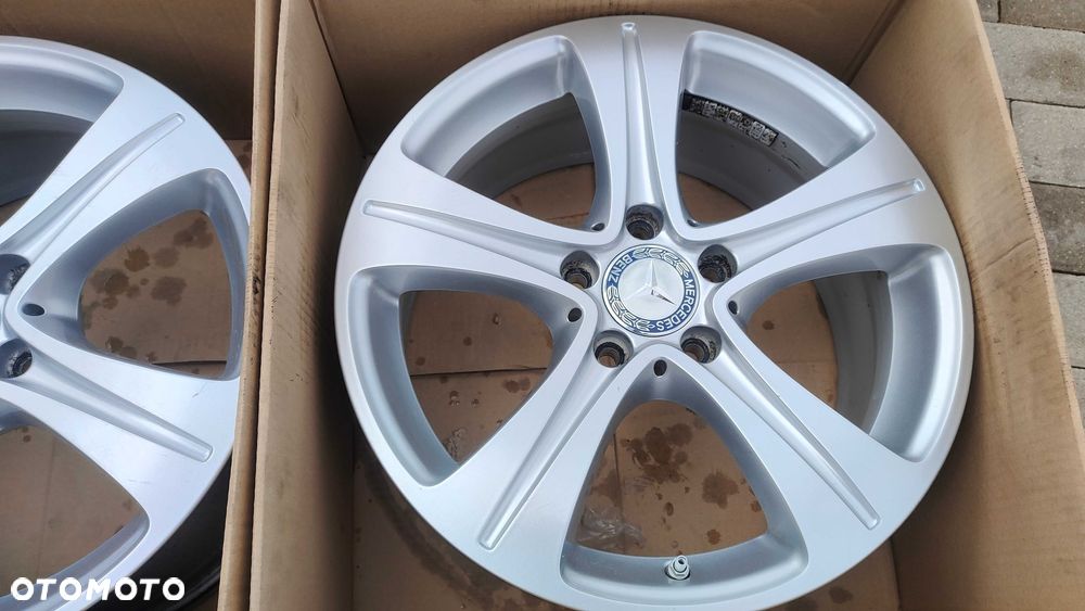Oryginalne Felgi Aluminiowe Mercedes 17 5x112 7,5j et40 Czujniki - 6