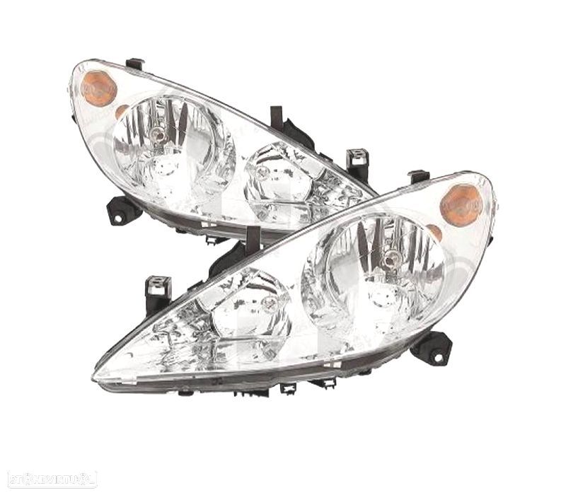 FARÓIS OPTICAS PEUGEOT 307 01-05 - 1