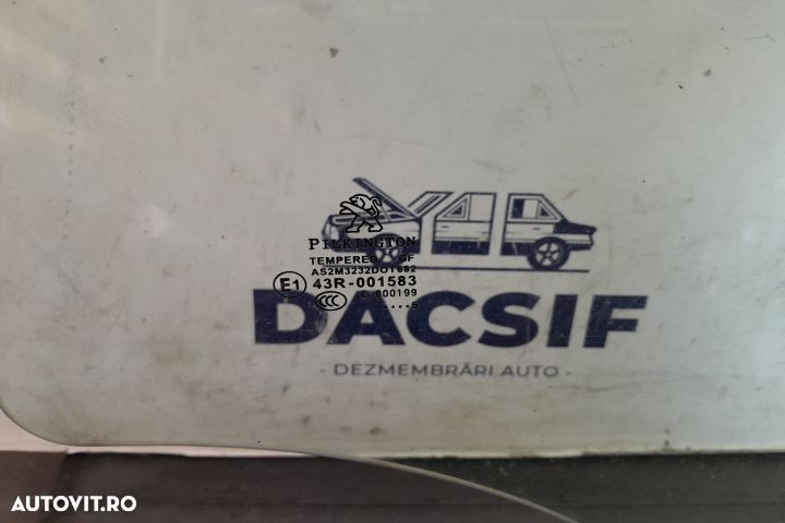 Geam usa spate stanga 43R-001583 43R-001583 Peugeot 208 1 [2012 - 201 - 3