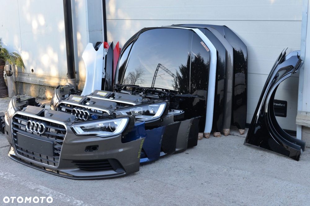 MASKA ZDERZAK GRILL BŁOTNIK LAMPA H7 XENON PAS BELKA AUDI A3 8V SEDAN - 5