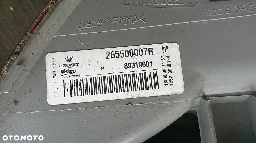 RENAULT MEGANE 3 III LAMPA TYLNA PRAWA LUB LEWA - 6