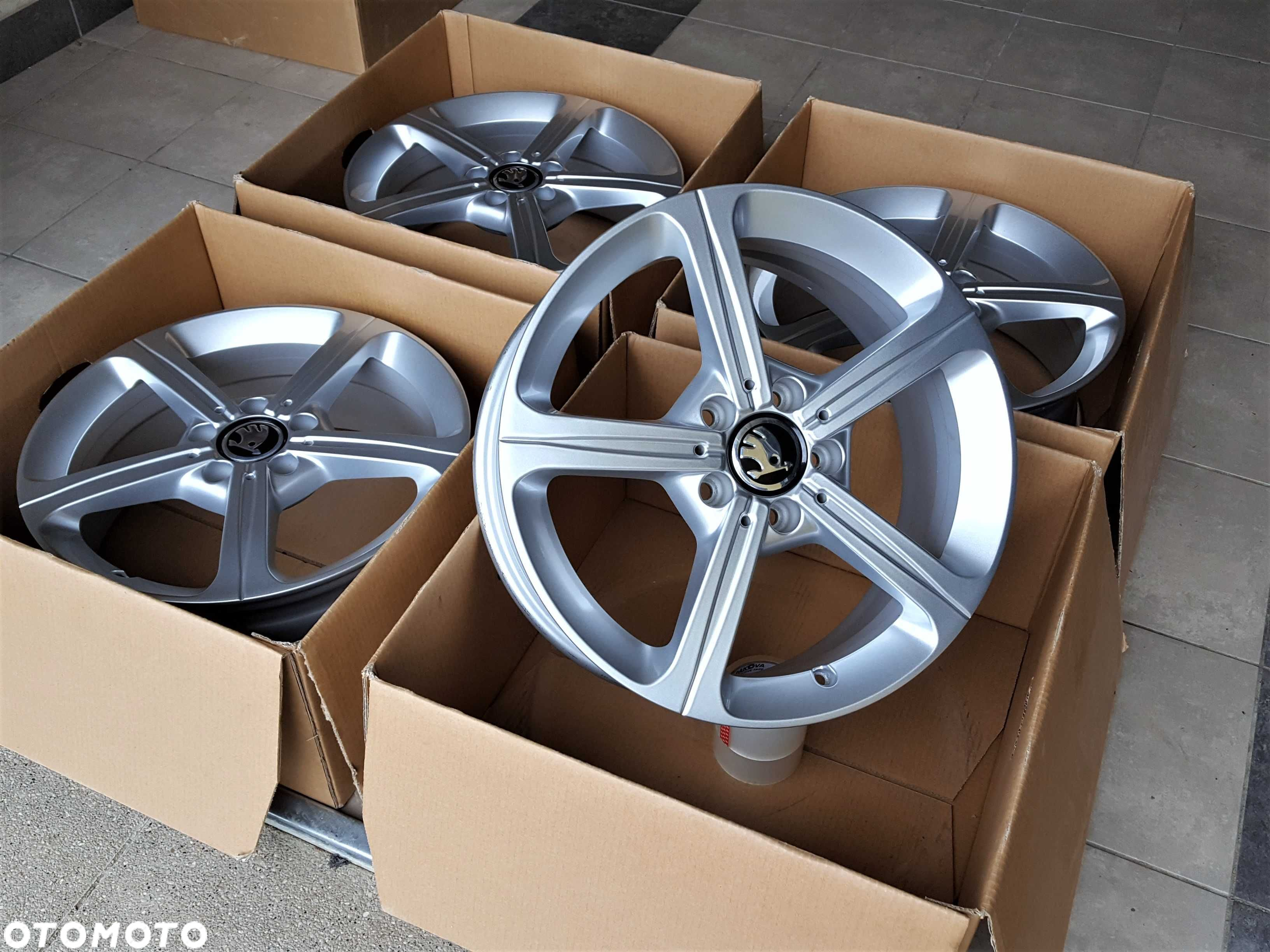 Alufelgi 17 5x112 Skoda Octavia Kodiaq Superb Yeti Karoq jak Nowe 477# - 2