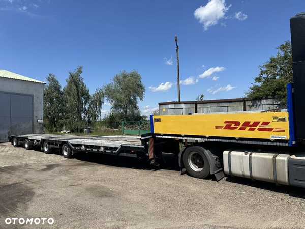 Meusburger Nooteboom MTS4 4 osie ład 46Ton niskopodwozie zagłebiane