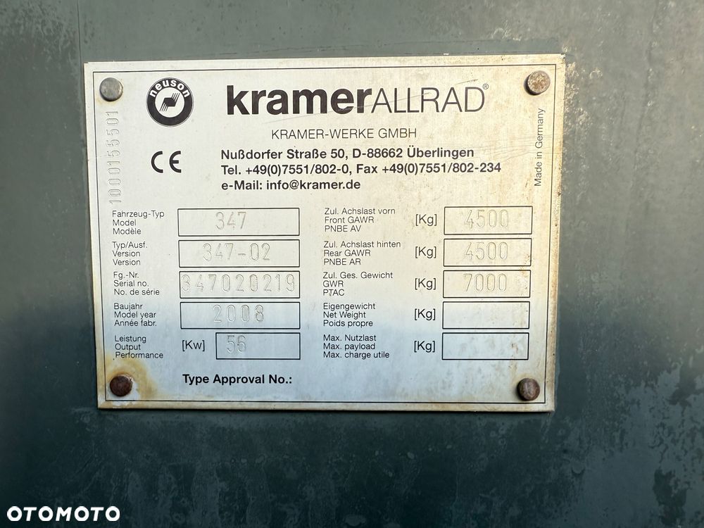 Kramer 1150, 4583h - 23