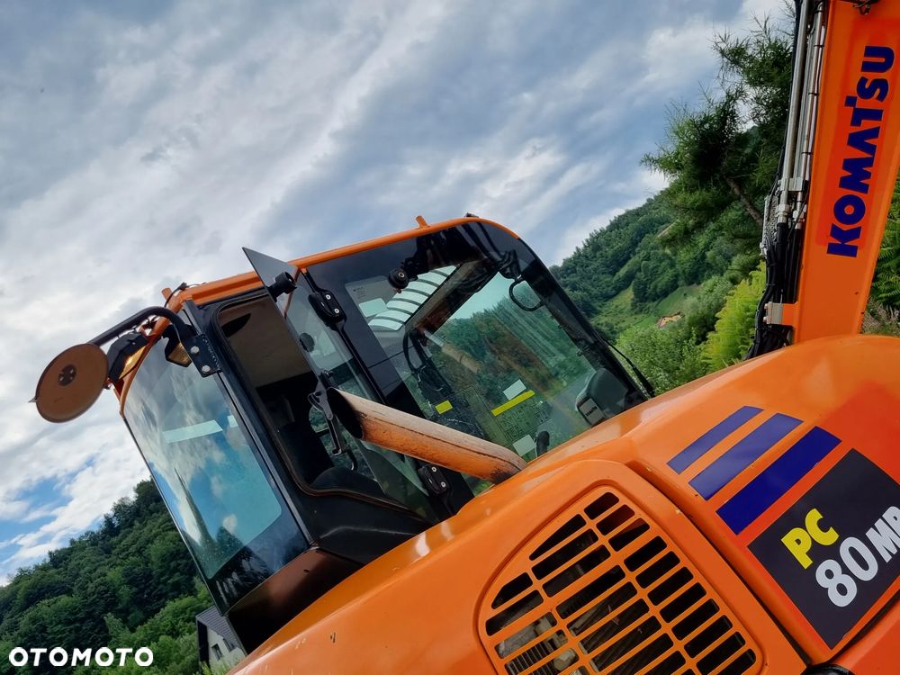 Komatsu Koparka Gąsienicowa 8ton Komatsu PC80MR-3 2017r Import Norwegia jak Nowa!! DEKRA - 3
