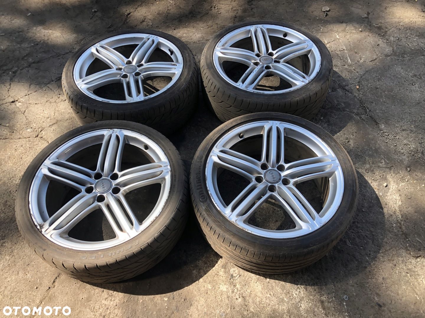 FELGI AUDI RONAL POMPEI 8.5Jx20H2 ET45 5x112 4G0601025T ORYGINALNE A6 C7 A7 - 1