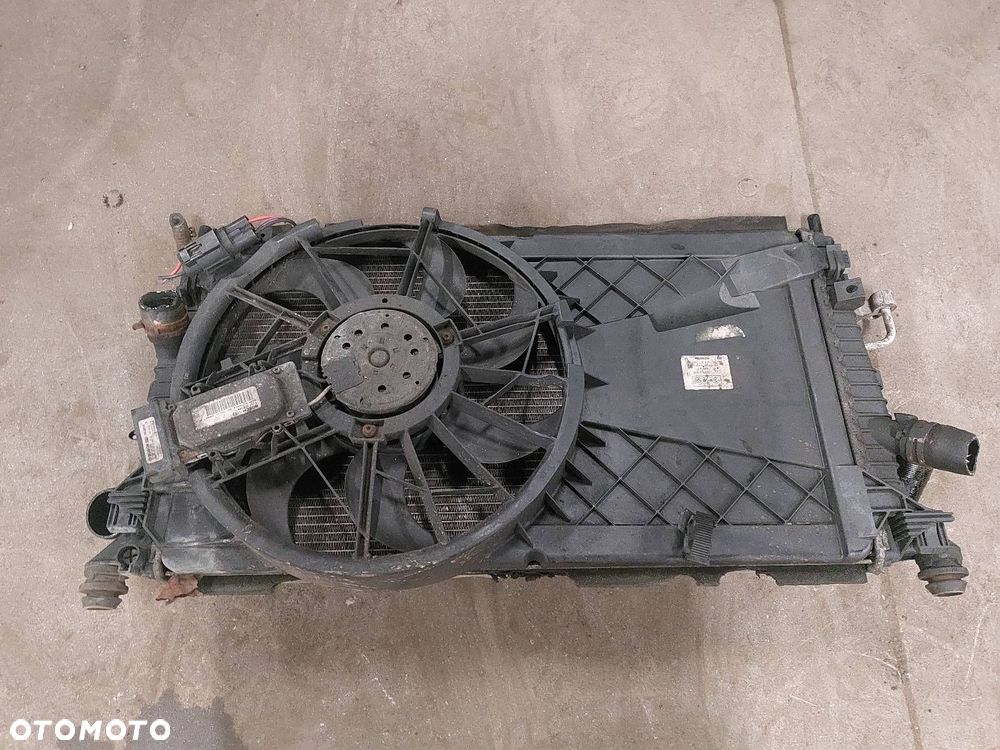 CHŁODNICE KOMPLET + WENTYLATOR FORD FOCUS MK2 1.6 TDCI 3M5H-8C607-RD - 1