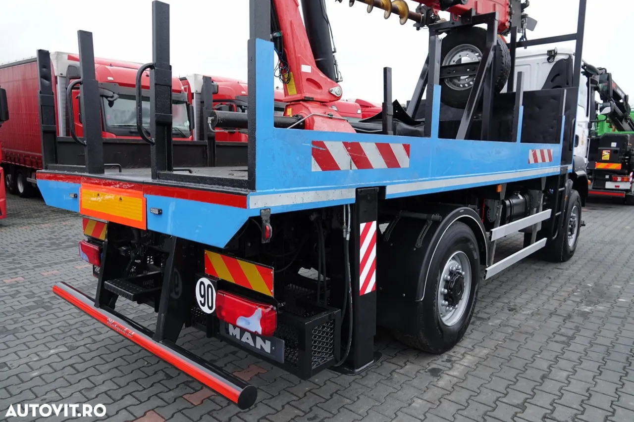 MAN TGM 13.290 / 4x4 / HDS HC 190 + GAMURIȚĂ 2 m / FORMAȚIE RICH / EURO 6 / MANUAL / AN 2019 - 18