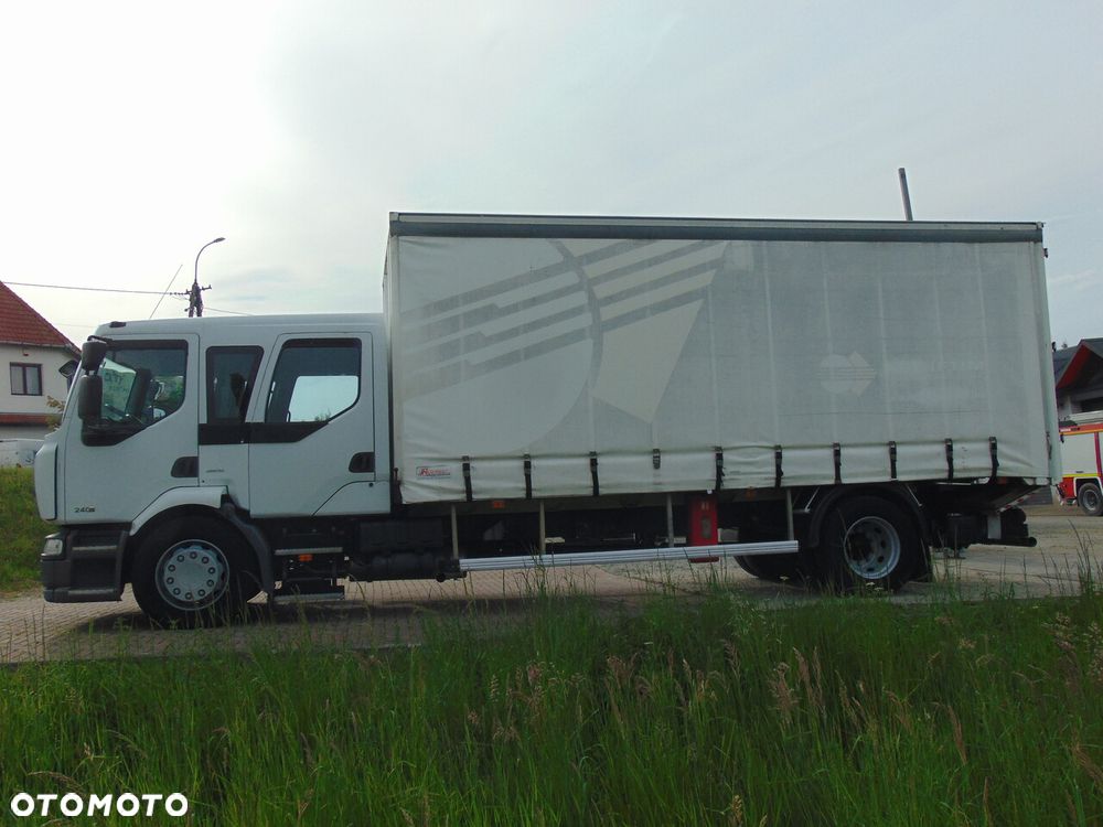 Renault Midlum 240DXi Firanka Plandeka Skrzynia Rama Brygadowa Kabina 6 osób - 5
