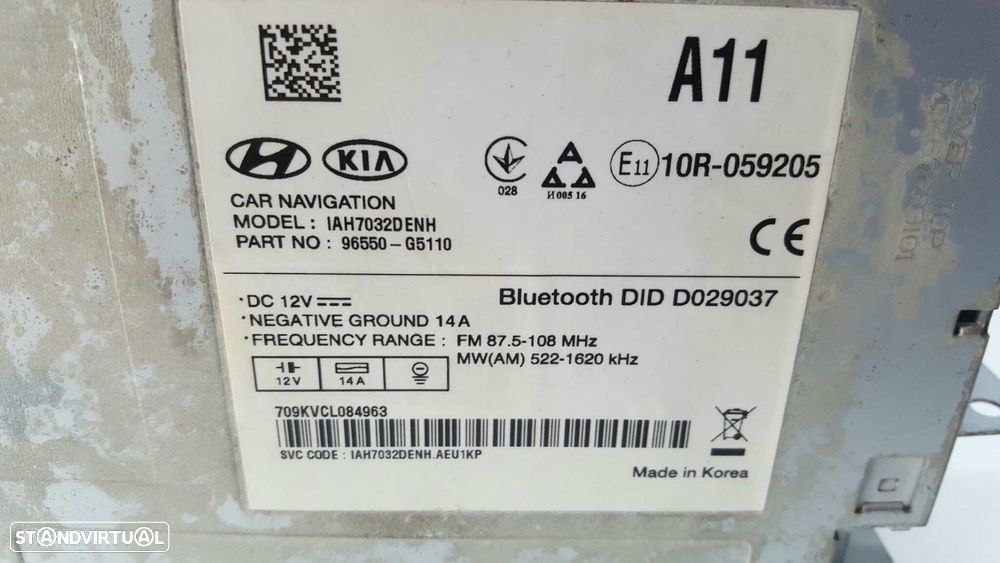 SISTEMA NAVEGAÇÃO GPS KIA NIRO CONCEPT - 8