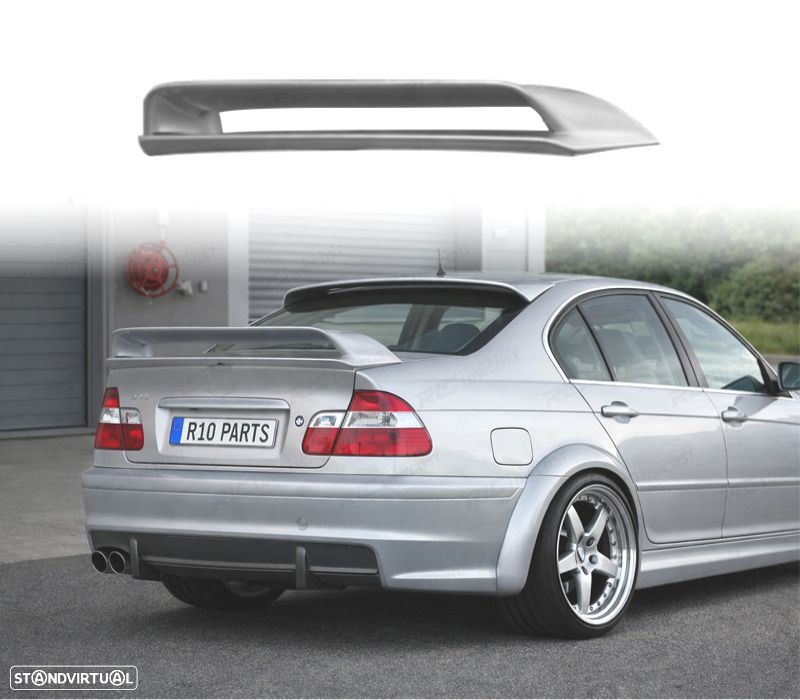 AILERON TWIN SPOILER BMW E46 98-05 LOOK M3 GT - 1