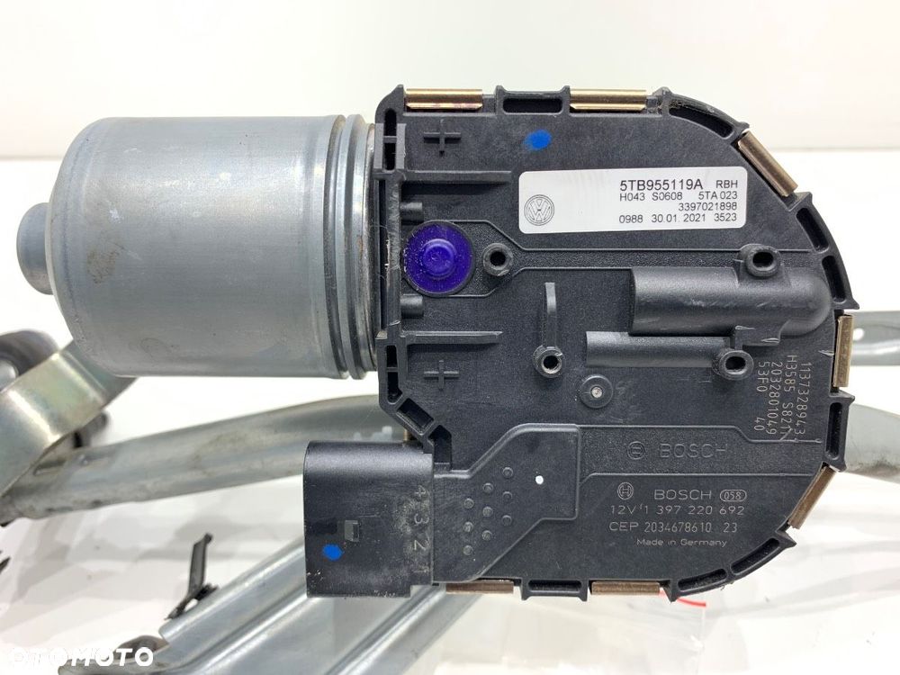 MECHANIZM WYCIERACZEK PRZÓD  VW TOURAN (5T1) 2015 - 2022 1.5 TSI 110 kW [150 KM] benzyna 2018 - - 2