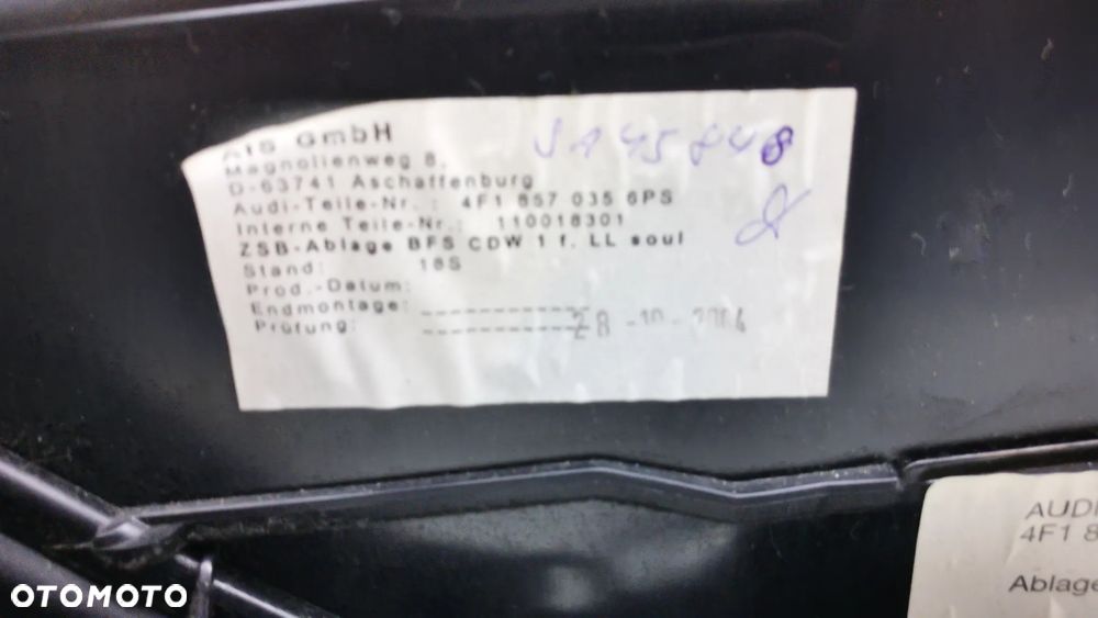 Audi A6 C6 Schowek Pasażera - 6