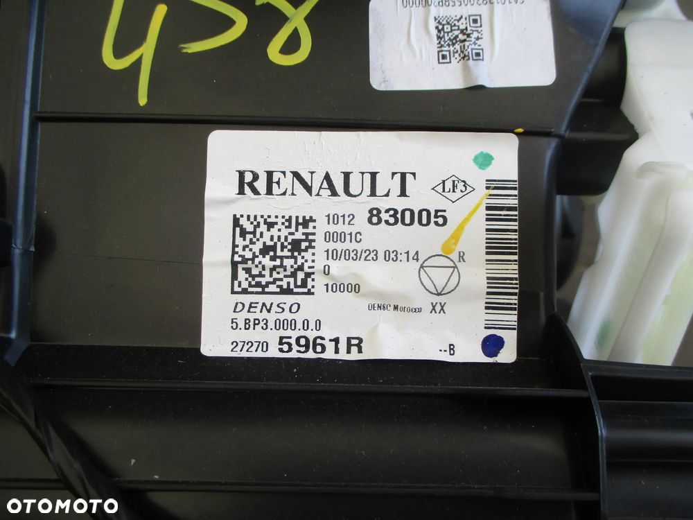 DACIA SANDERO STEPWAY III nagrzdewnica dmuchawa 272705961R - 2