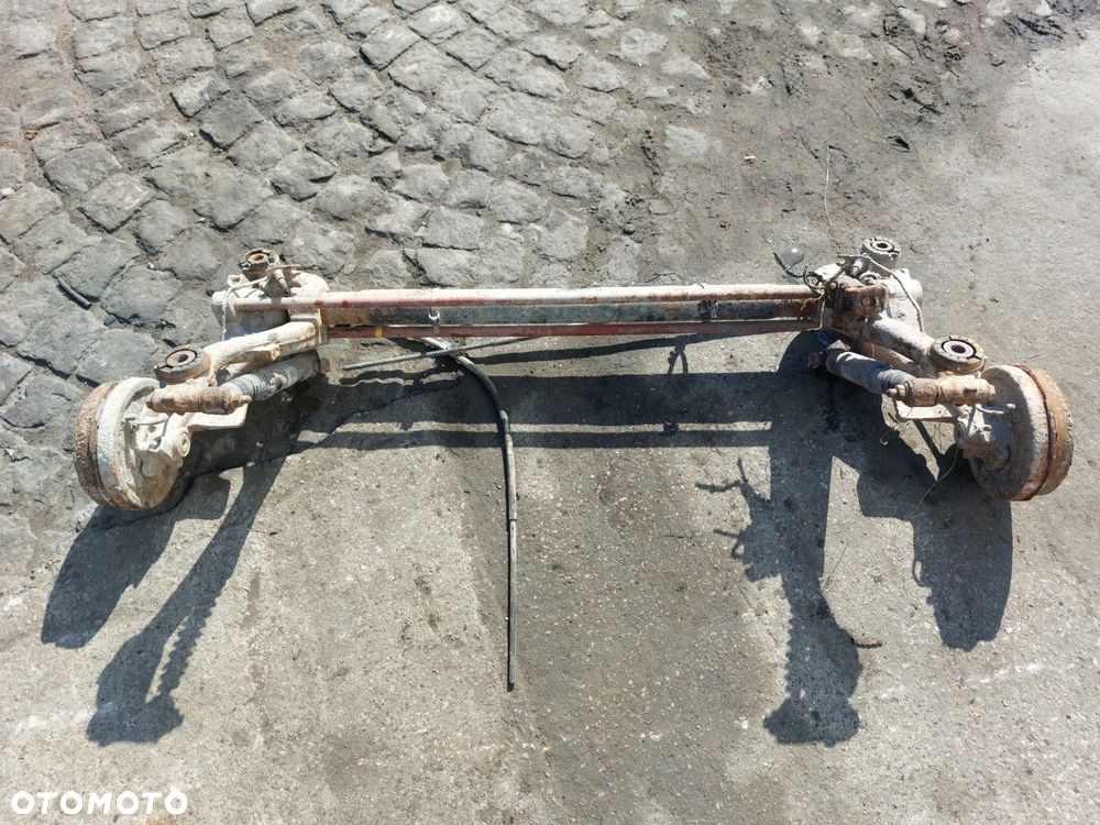 Belka tylna OŚ ZAWIESZENIA TYŁ PEUGEOT 206 98-10 HATCHBACK BĘBNY BEZ ABS - 4