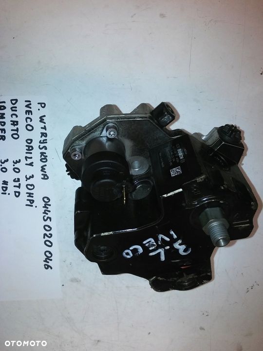 POMPA WTRYSKOW DUCATO DAILY 3.0 HPI JTD 0445020046 - 2