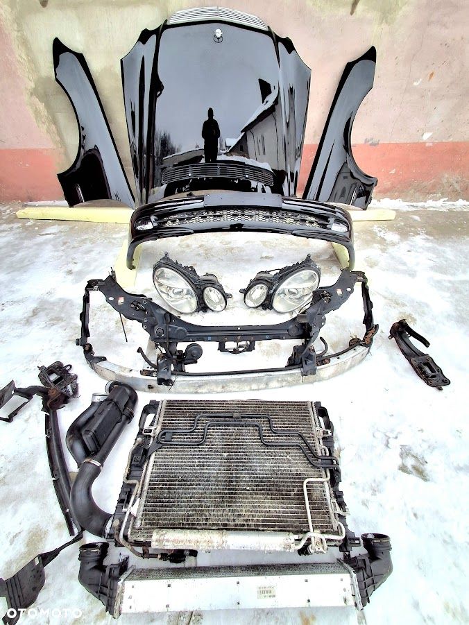 Mercedes W211 przód AVANTGARDE lak 185 maska zderzak błotniki - 1