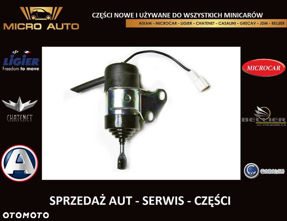 Cewka elektrozawór gaszenia Aixam Kubota Microcar Ligier Grecav 597 - 1