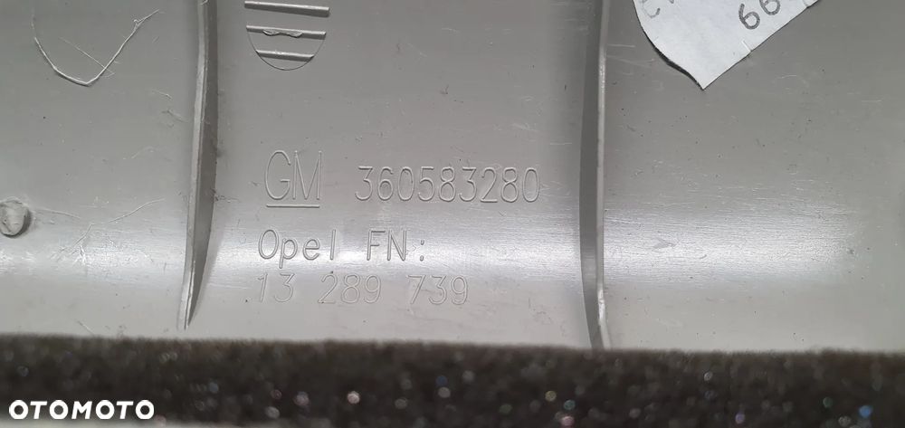Osłona słupka lewy przód przednia lewa Opel Zafira C 13289739 - 6