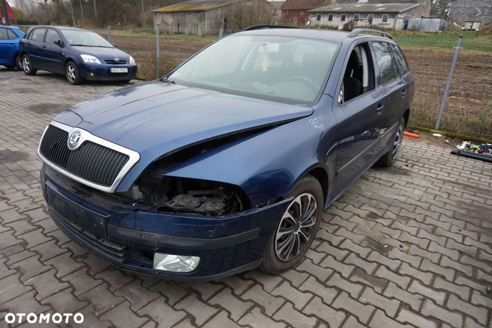 SKODA OCTAVIA II KOMBI 2006 9462 1.9 TDI BXE 105KM GQQ GRANATOWY na części - 1