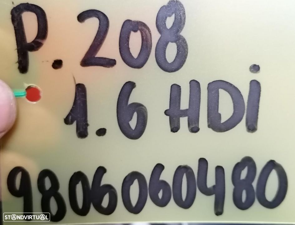 Quadrantes Peugeot 208  1.6 HDI referência 9806060480, 1. 2 referência 9805400380 - 2