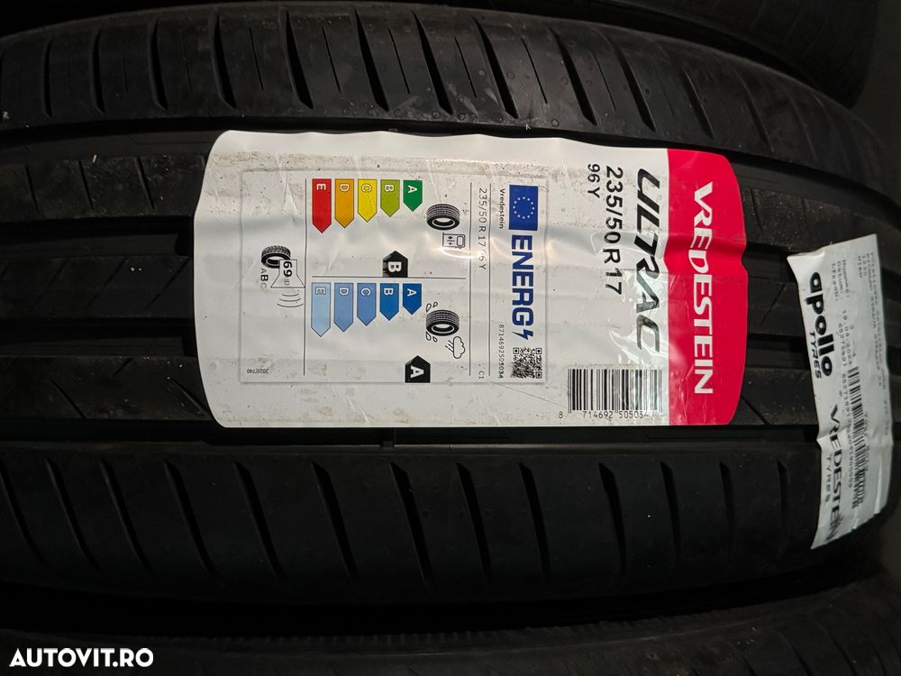 Vând 4 anvelope 235/50/17 vredestein de vară noi - 2