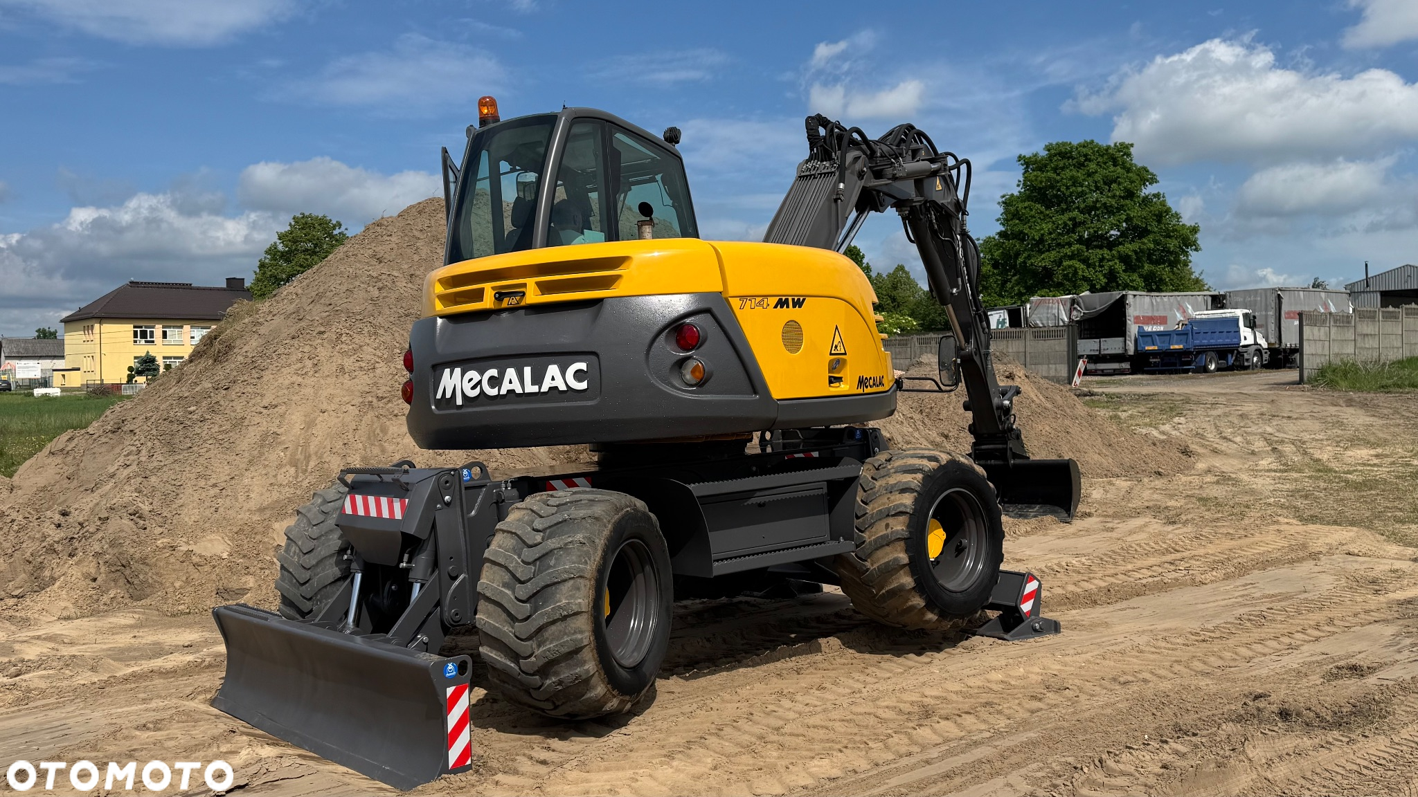 Mecalac 714 MW / sprowadzona / 3 łyżki / krokodyl / 2008/2009 - 18