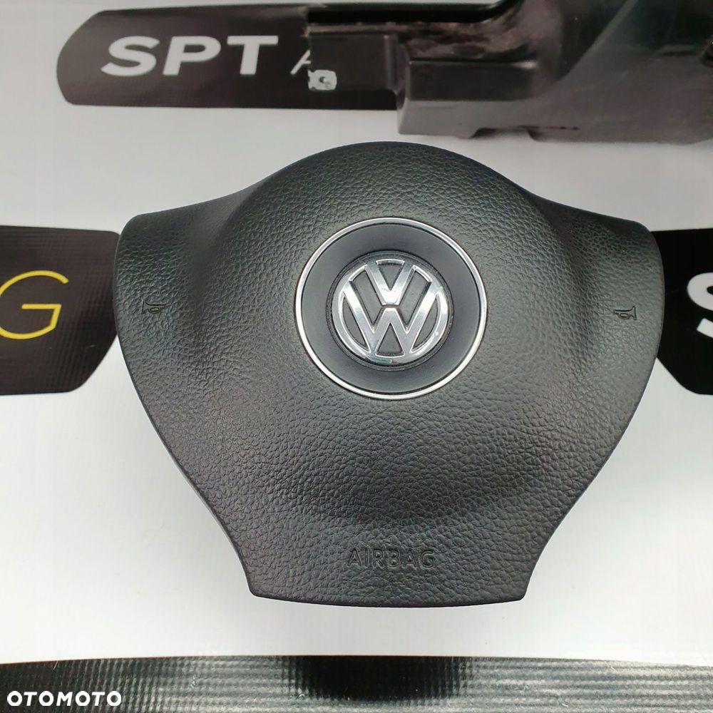 VW GOLF VI PLUS DESKA ROZDZIELCZA KONSOLA KOKPIT PULPIT PODUSZKI AIRBAG AIR BAG PASY KIT SET - 4
