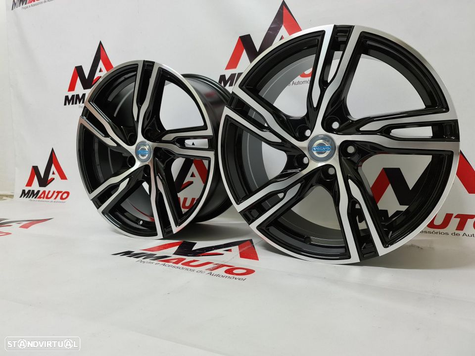 Jantes Volvo XC60 Preto Polido 18 - 2